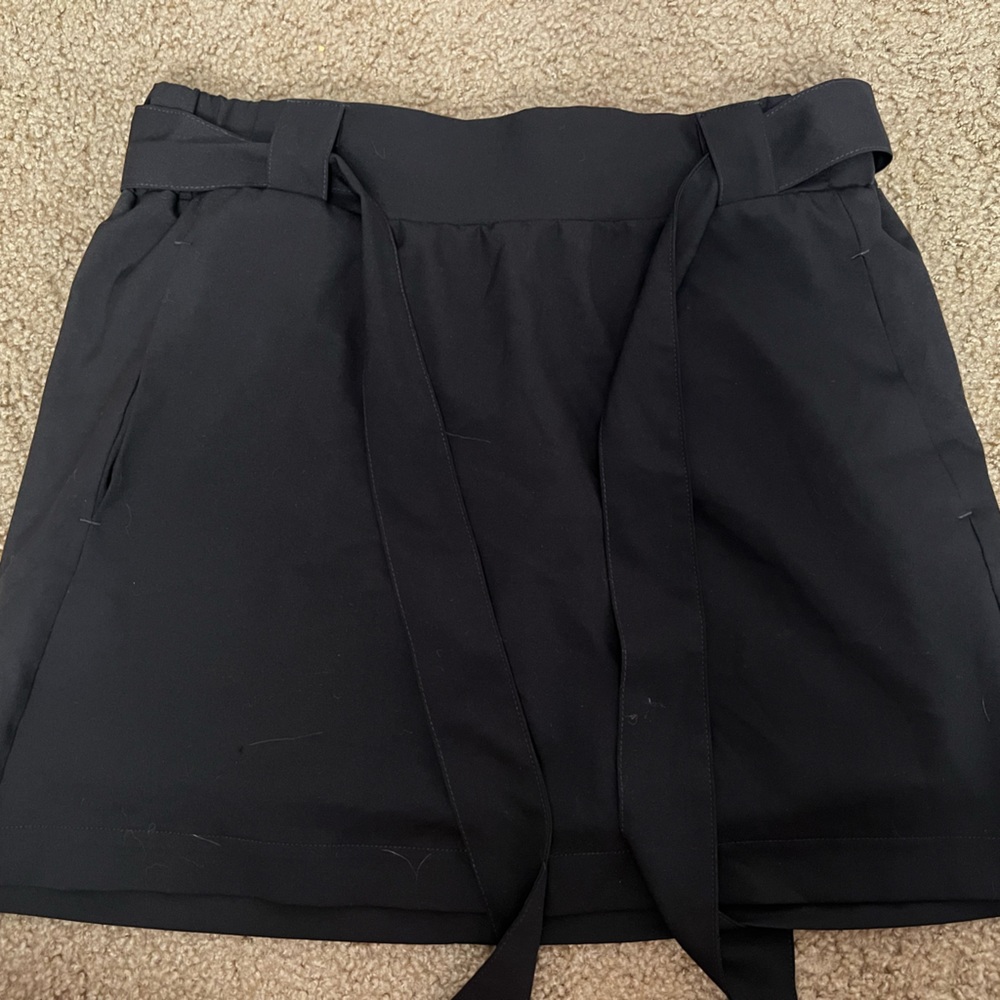 Petite black skirt.